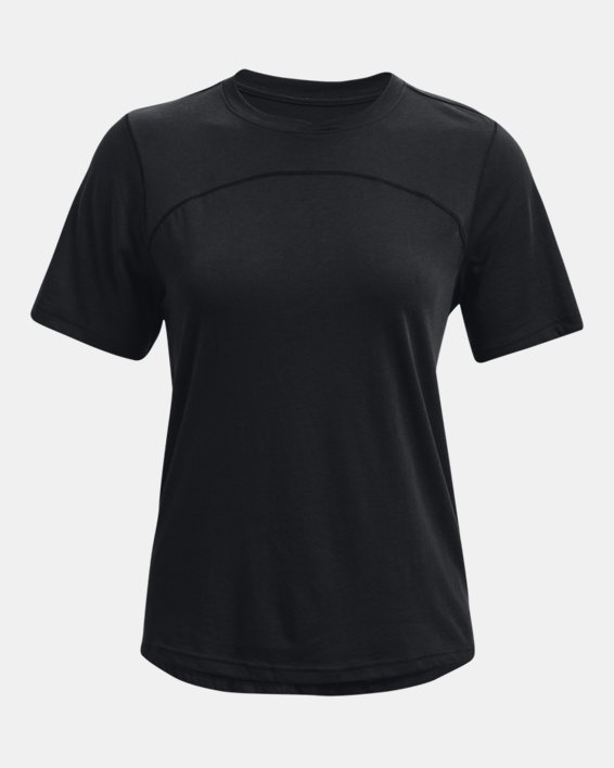 Women's UA Stadium T-Shirt, Black, pdpMainDesktop image number 4